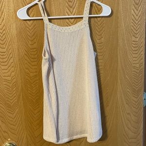 Large knit tank top size M